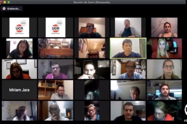 Reunion virtual de UCR bonaerense
