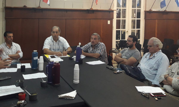Sociedad Rural de 9 de Julio durante una reunion de Mesa Agropecuario en el 2019