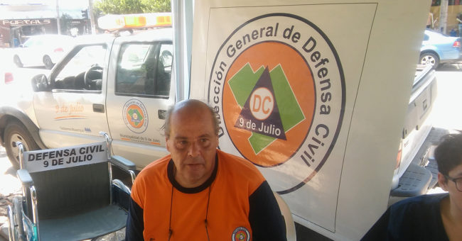 Humberto Clerico fue sacado del area de Defensa Civil