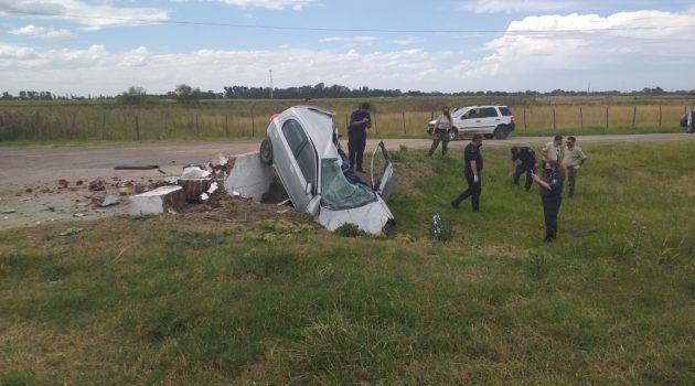 Impactante accidente en Pehuajo