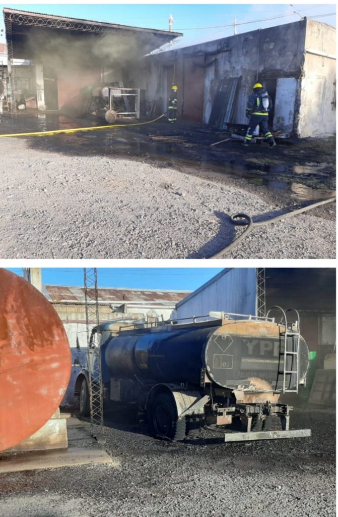 Explotó un camión de combustible en una estación de servicio de una ...