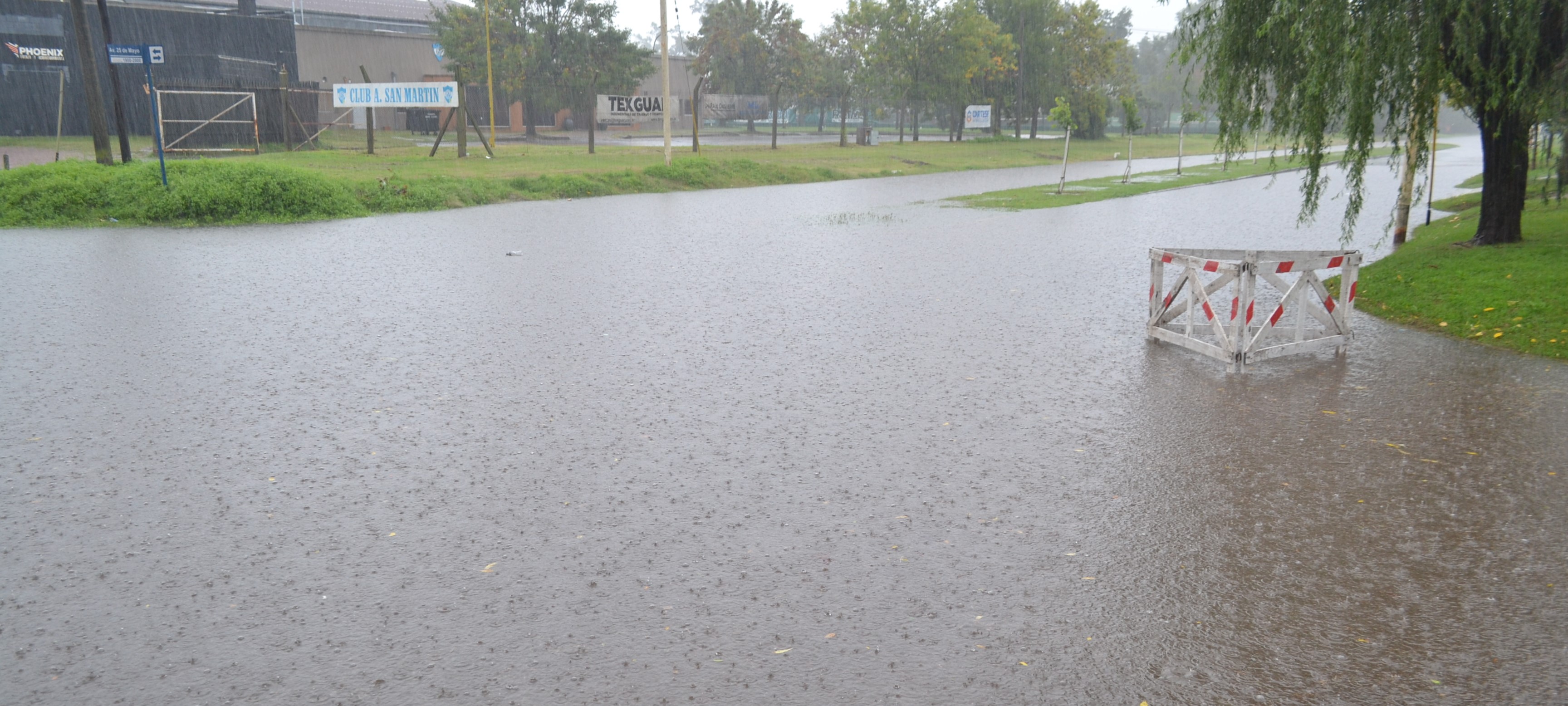En el partido de 9 de Julio ya registraron más de 200 milímetros de lluvia caída