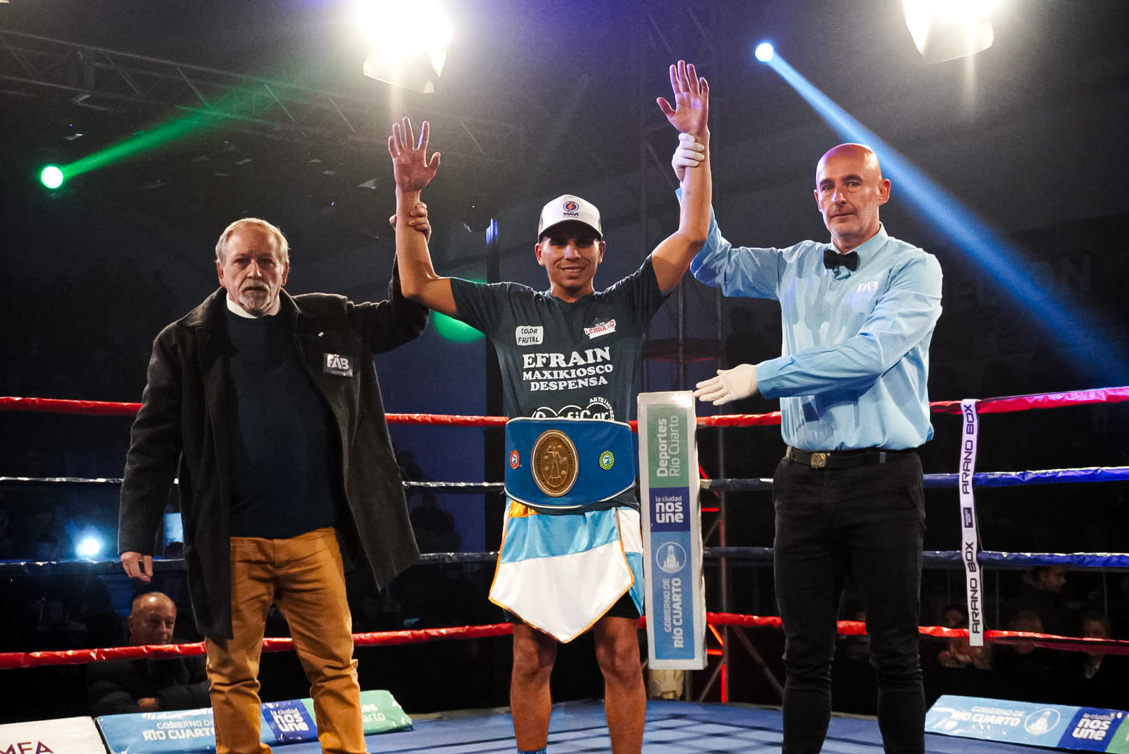 Franco «Panterita» Rodriguez, se convirtió en el primer Campeón Argentino en la historia del boxeo de 9 de Julio