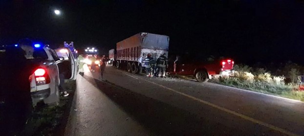 Transportista de 9 de Julio se vio involucrado en un accidente vial en ruta nacional 5