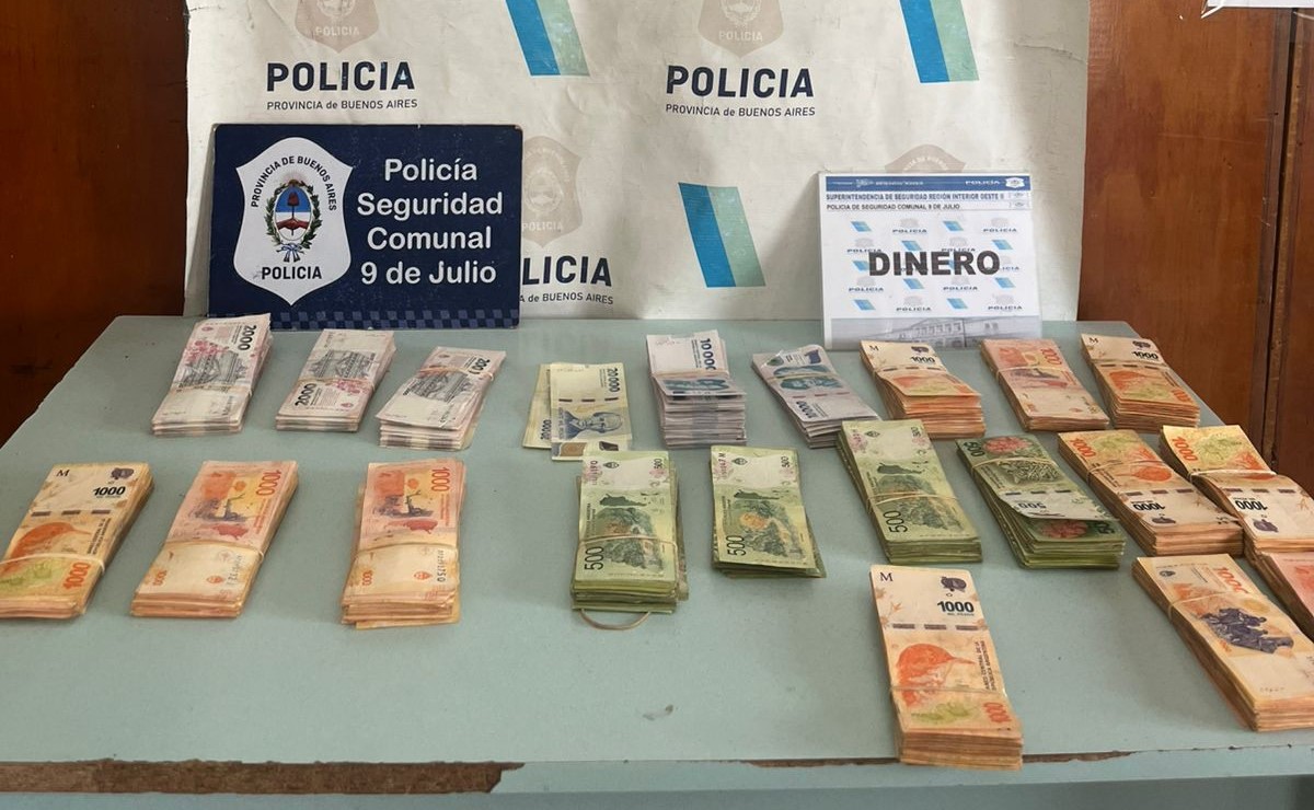 Millonario robo sufrió un club de la ciudad de 9 de Julio. Policía recupero el dinero