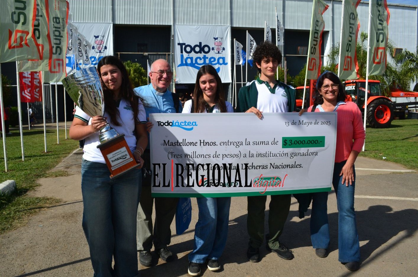 Todo Lactea 2025: Alumnos de la Escuela Salesiana Del Valle ganaron las Olimpiadas Lecheras Nacionales
