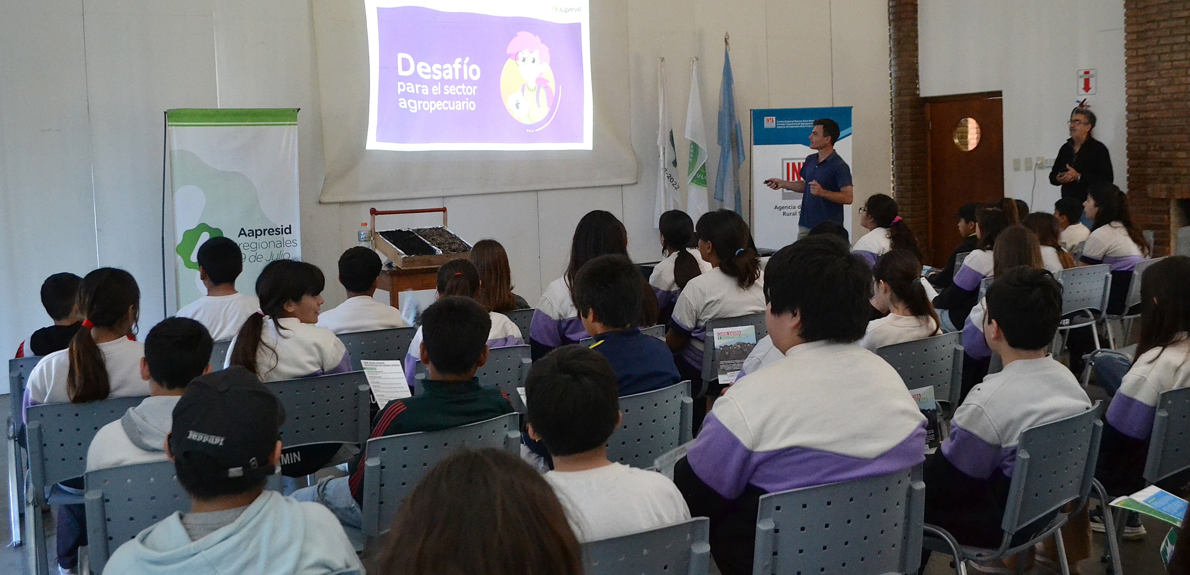 128º Expo Rural 9 de Julio: Por Aula Aapresid pasan 600 alumnos