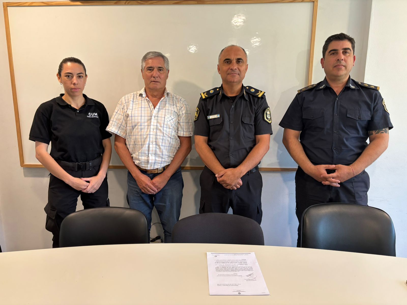 Seguridad: Se delinearon acciones entre el Municipio y Policía Comunal ante las fiestas navideña y de fin de año