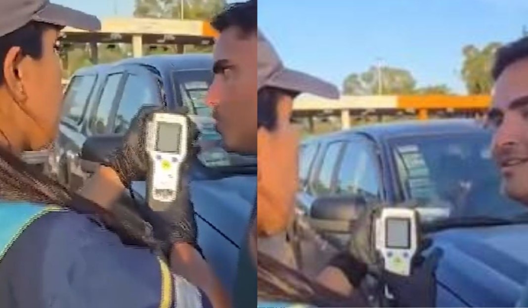 Tiene que dar el ejemplo, Ud es policía: Un sub comisario de la Federal viajaba junto a su familia en un móvil oficial y dio positivo de alcoholemia