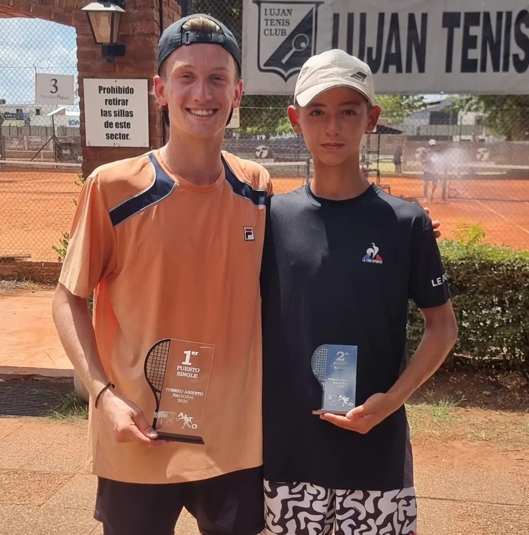 Torneo en Lujan: Nuevo logro para el tenista nuevejuliense Valentino Rossi