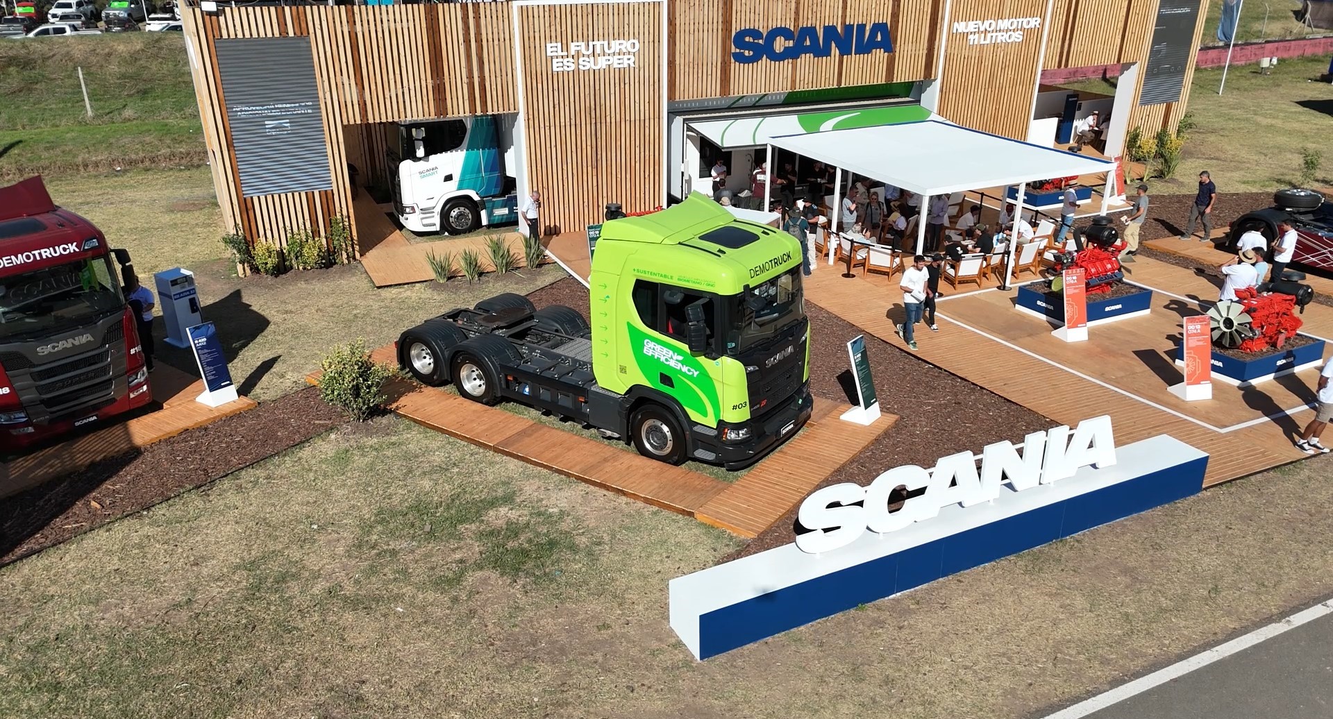 Conectados con el campo: Scania estuvo en Expoagro y exhibió sus novedades para la agro industria