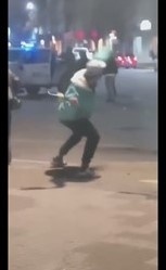 En 9 de Julio los festejos por el triunfo argentino termino empañado por un hecho de amenaza con arma blanca y agresión a efectivos de policia