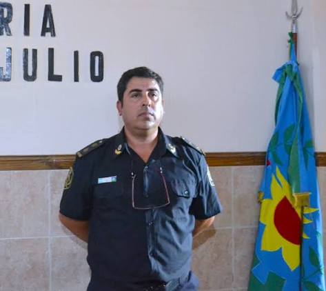 El Comisario Juan Jose Davila, es el nuevo Jefe de la Policia Comunal de  9 de Julio